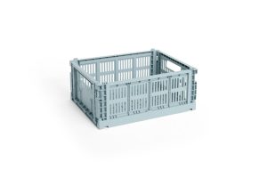 Hay cassette colorate Medium - Crate blu polvere
