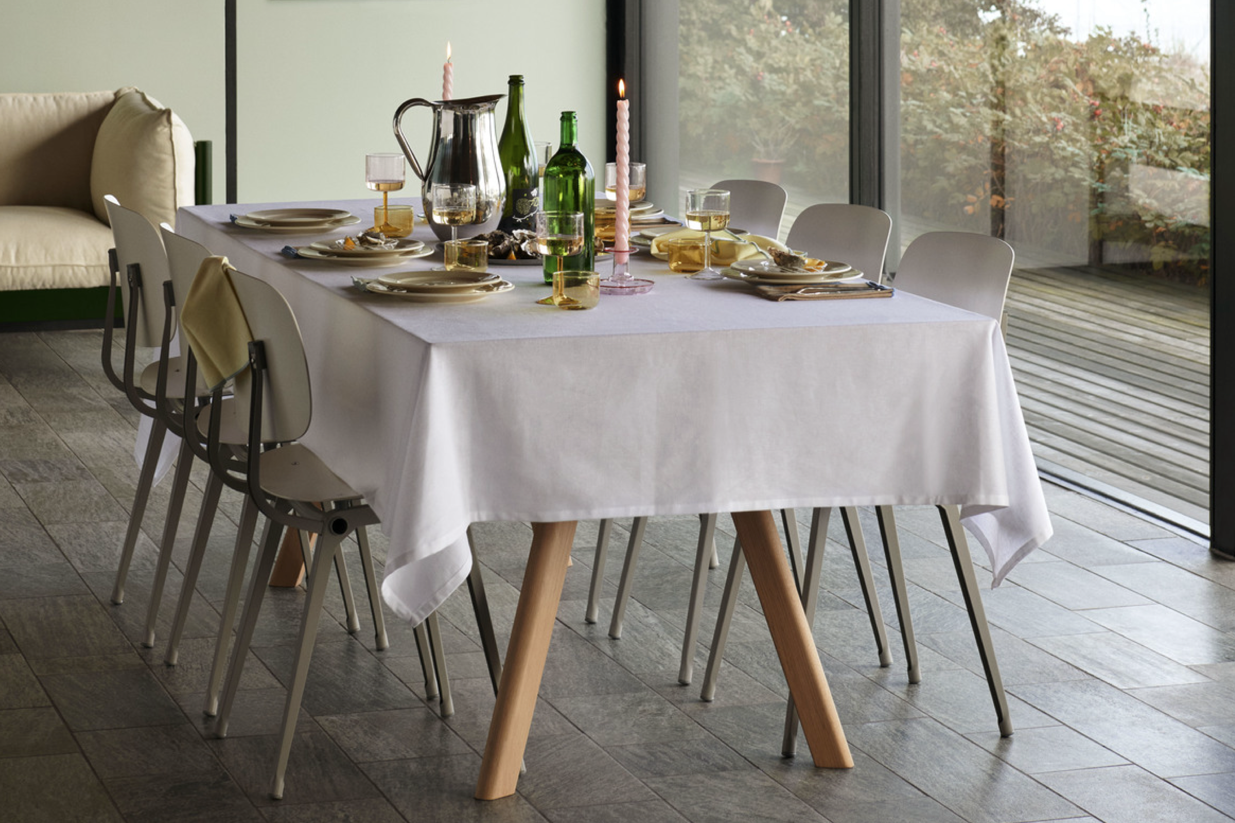 Indian steel pitcher table