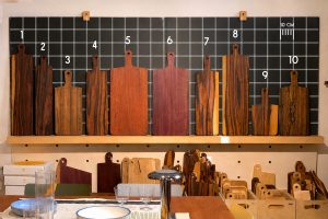 Exotic woods cutting boards
