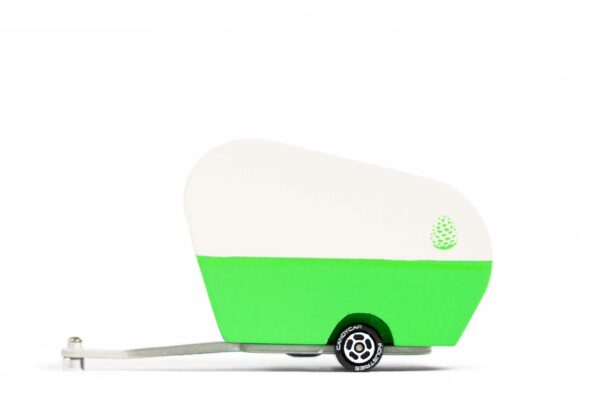 Pinecode roulotte Candylab verde lato