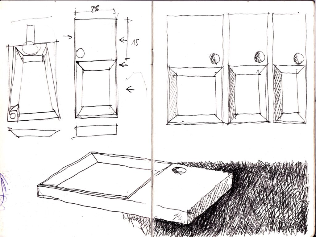 Sardo chopping board sketches