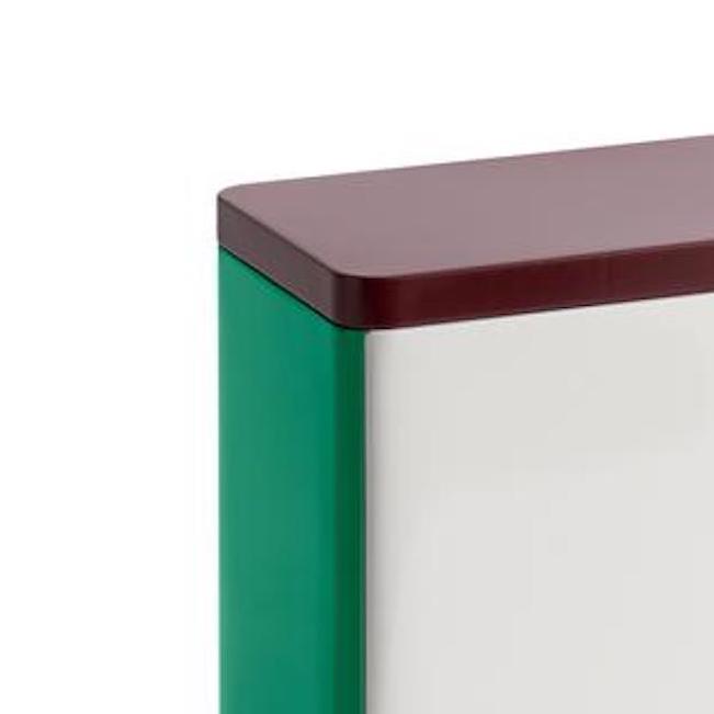 Off white burgundy green