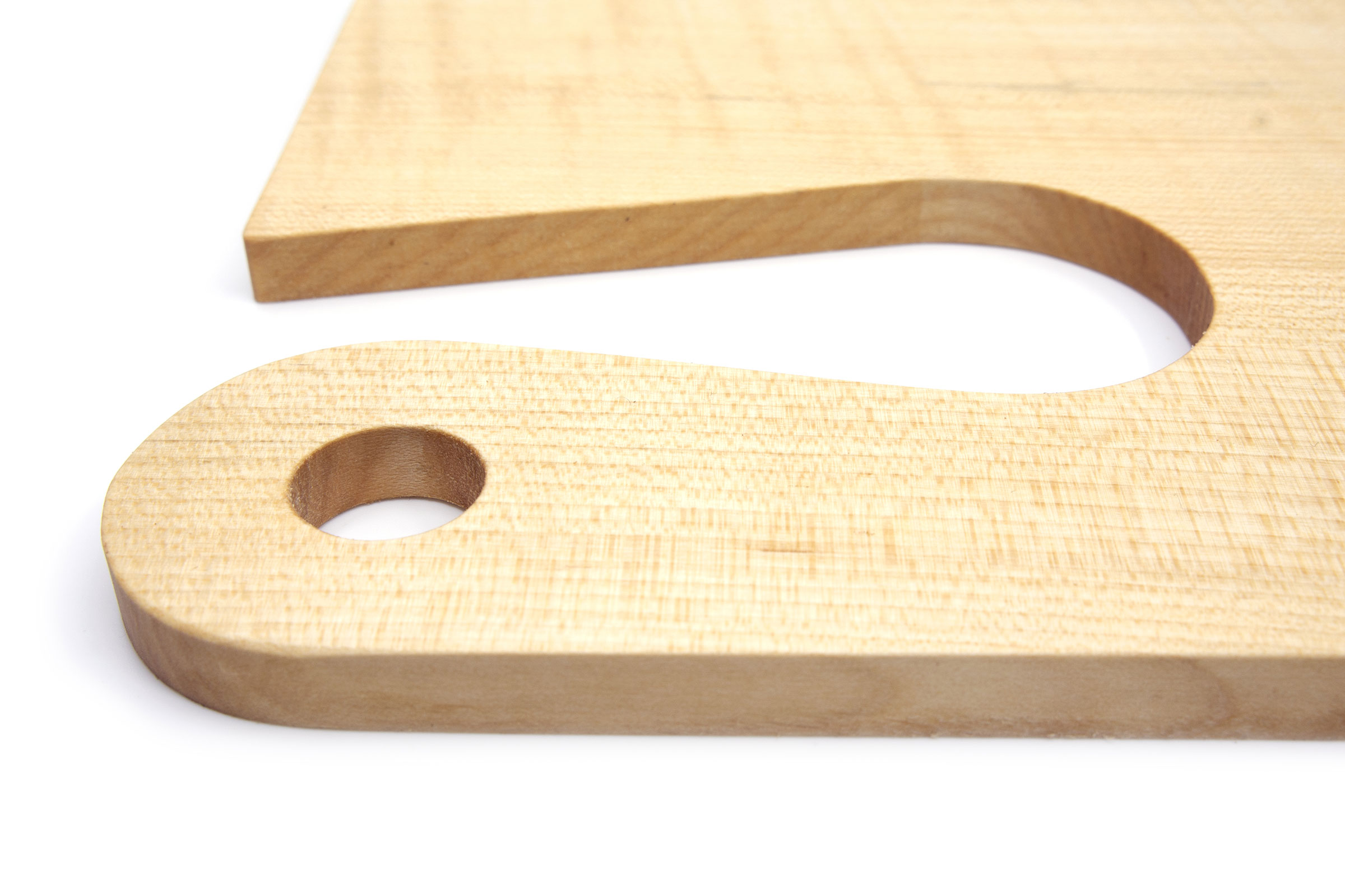 Vud Tagliere Serie H 40x21 acero dettaglio buco